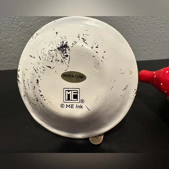 Mary Engelbreit Red and White Peppermint Tea Set - Picture 8 of 14